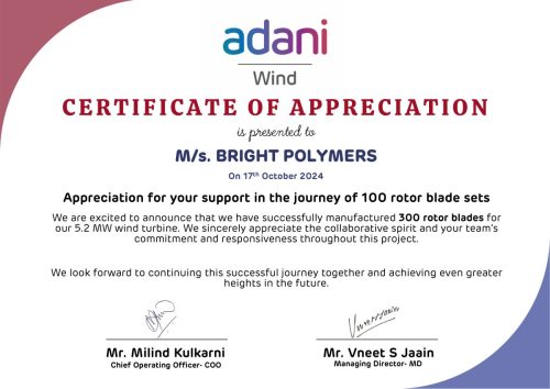Adani-Apprecition-Certificate